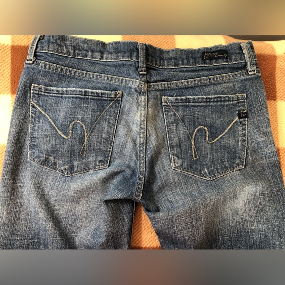 Citizens of Humanity Distressed Low Waist Bootcut Jean. - Picture 7 of 10